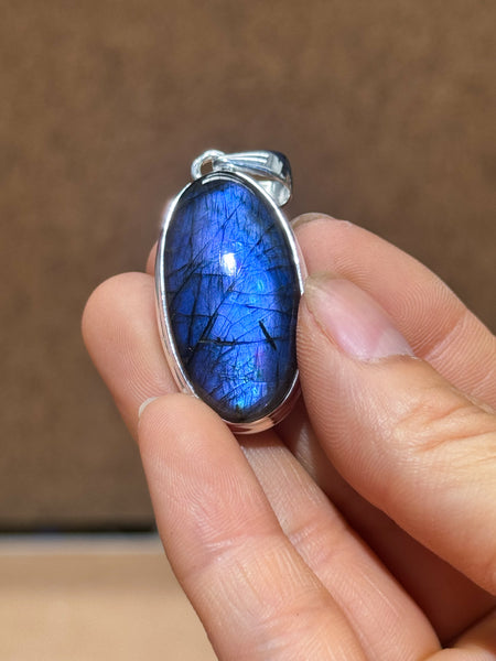 Purple Labradorite Pendants