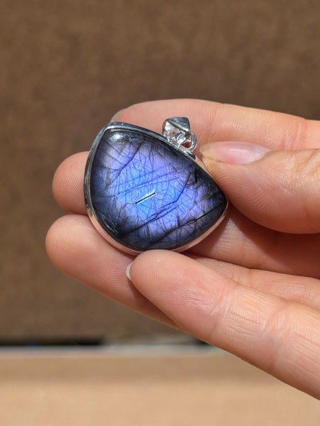 Purple Labradorite Pendants