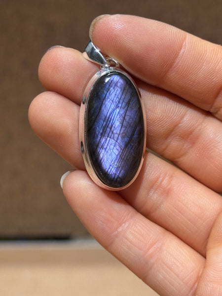 Purple Labradorite Pendants