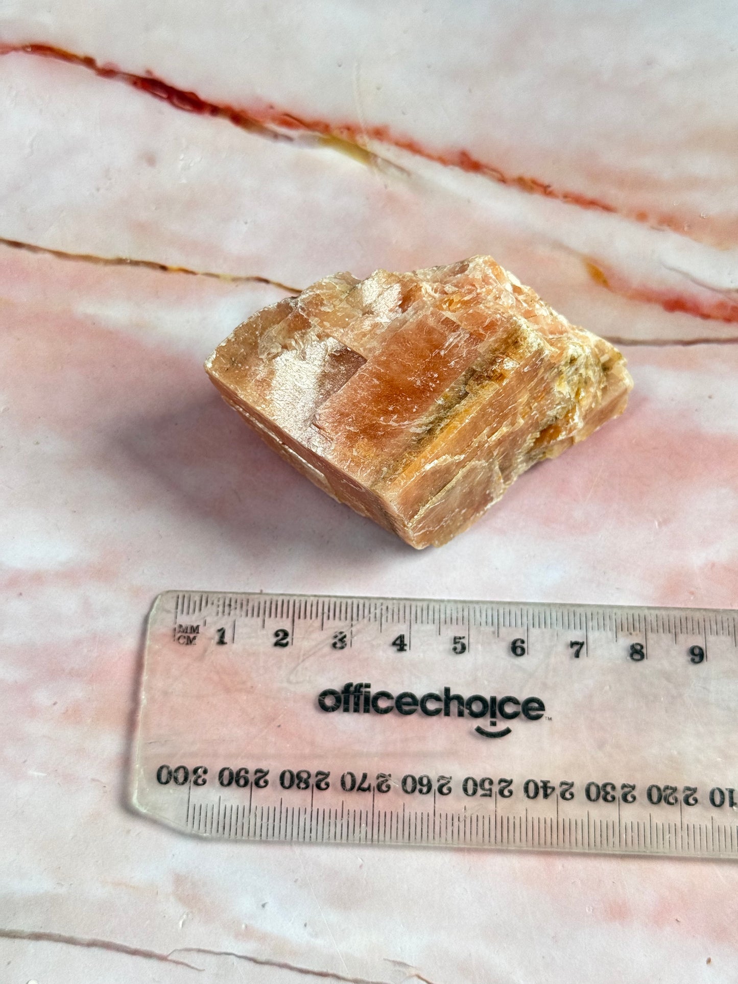 Sunset Orange Calcite Roughs