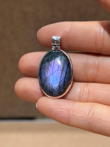 Purple Labradorite Pendants