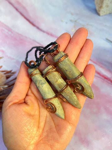 Bellemnite Fossil Necklaces