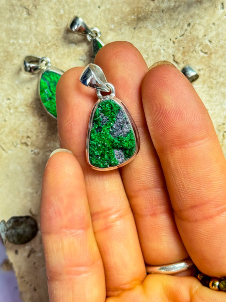 Uvavorite Green Garnet Pendants