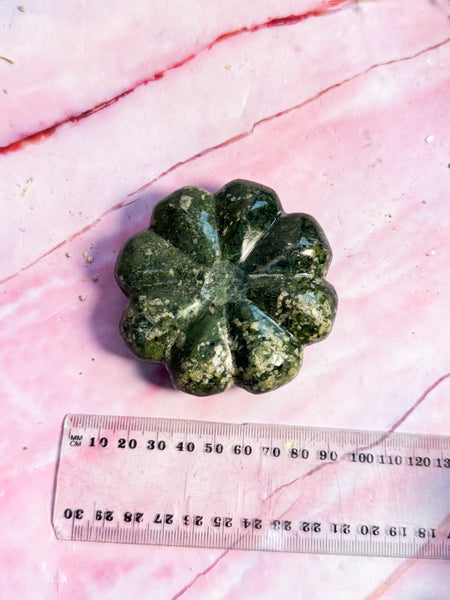 Green Jasper Pumpkin Carving