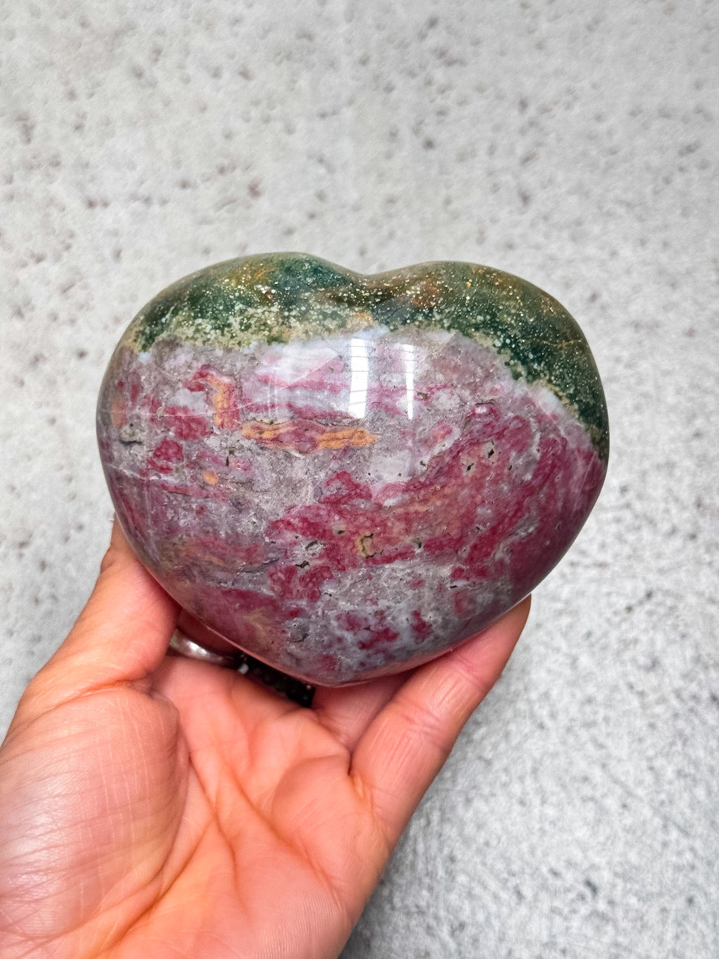 Ocean Jasper Heart