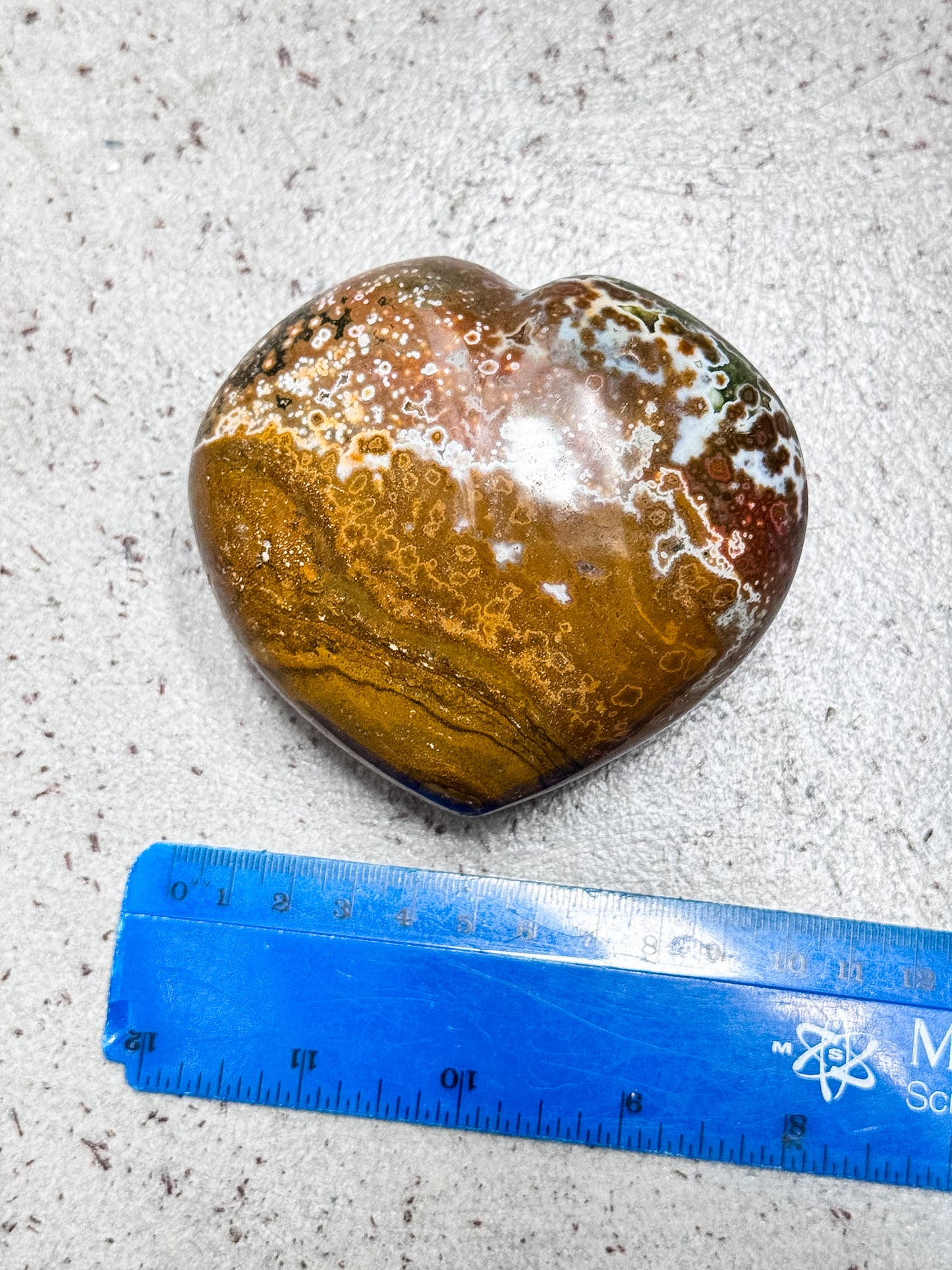 Ocean Jasper Heart