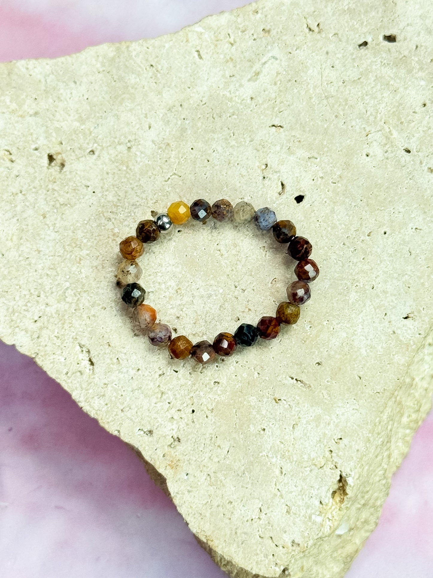 Faceted Anxiety Rings
