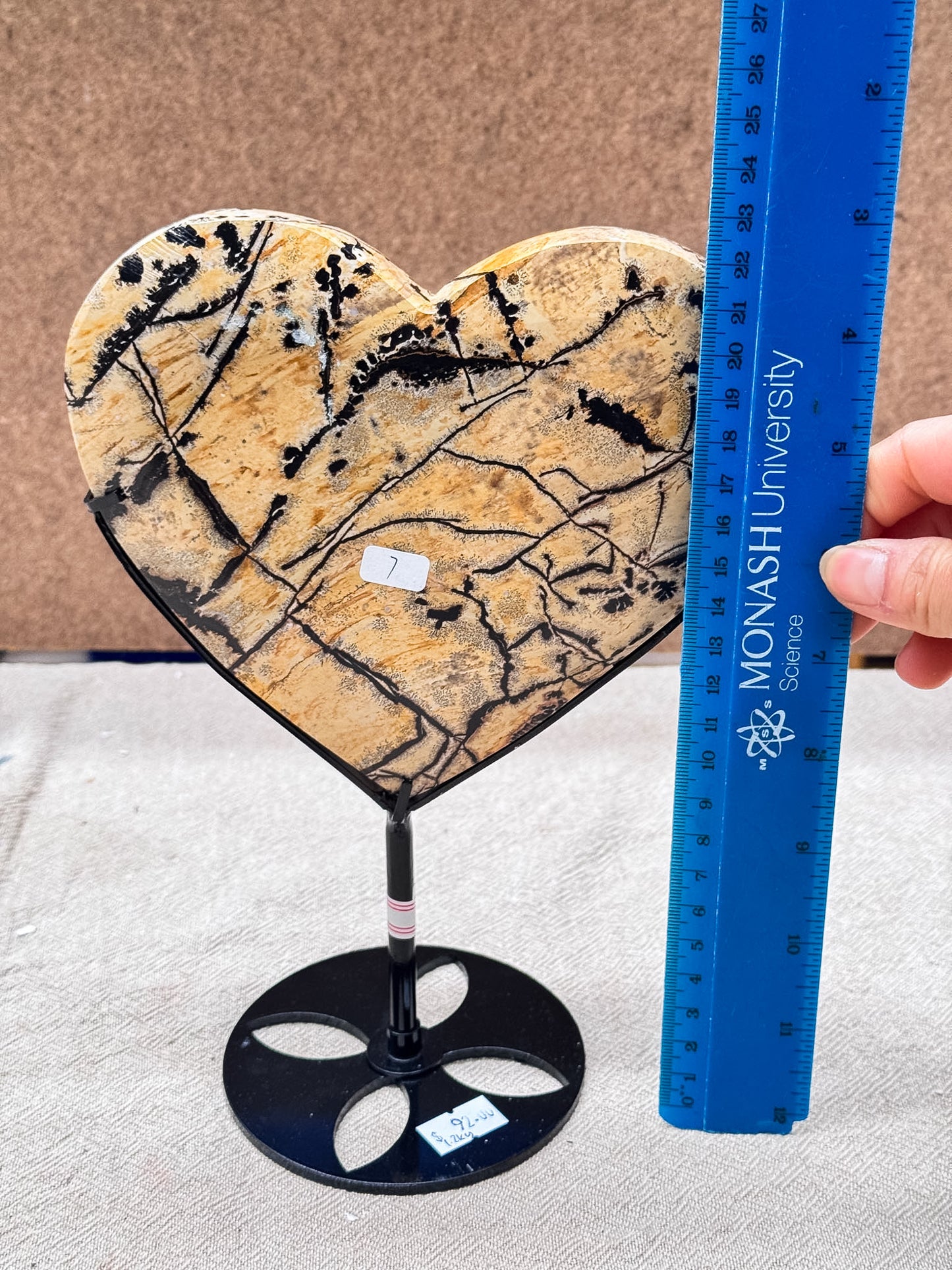 Picture Jasper Heart on Stand