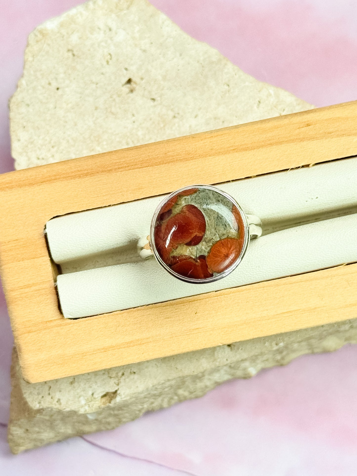 Peanut Obsidian Rings