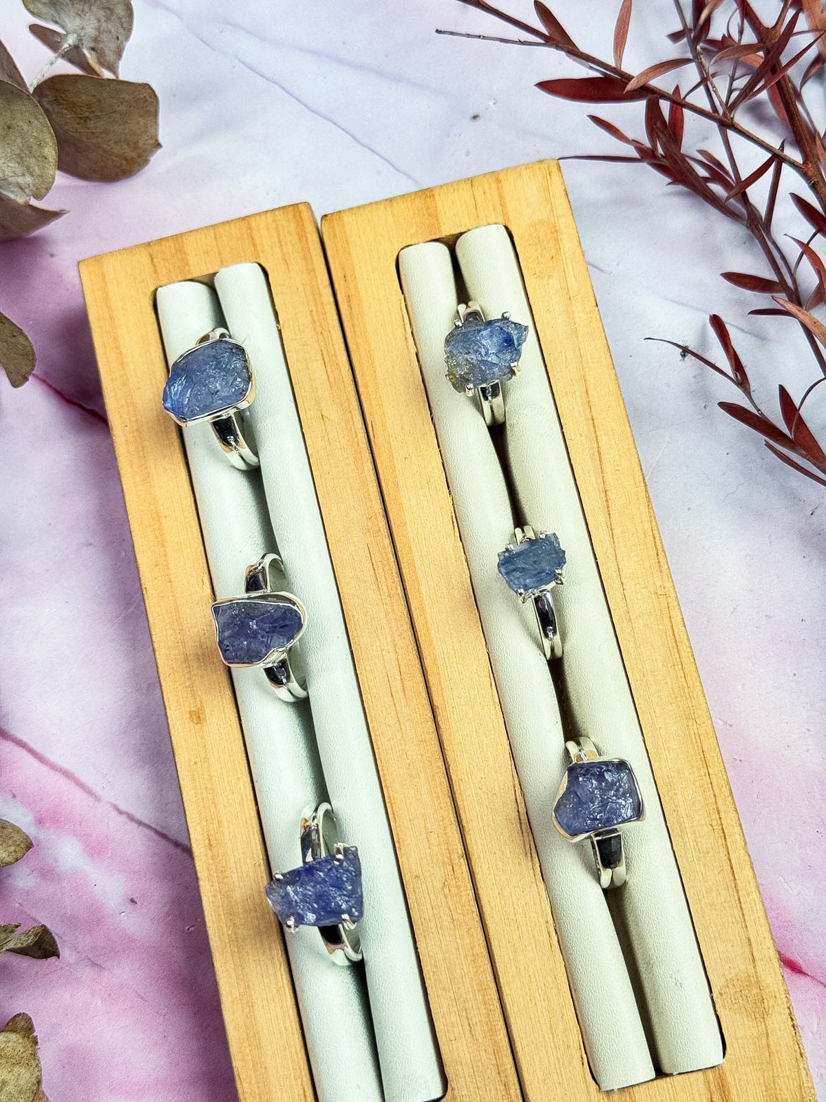 Tanzanite Rough Rings