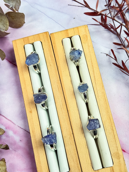Tanzanite Rough Rings