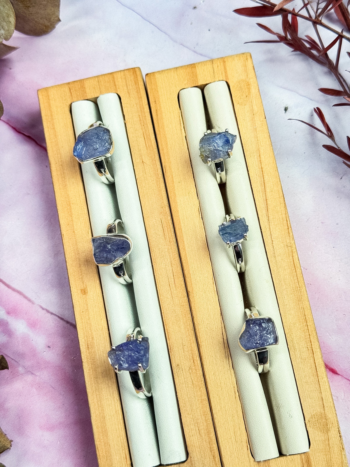 Tanzanite Rough Rings