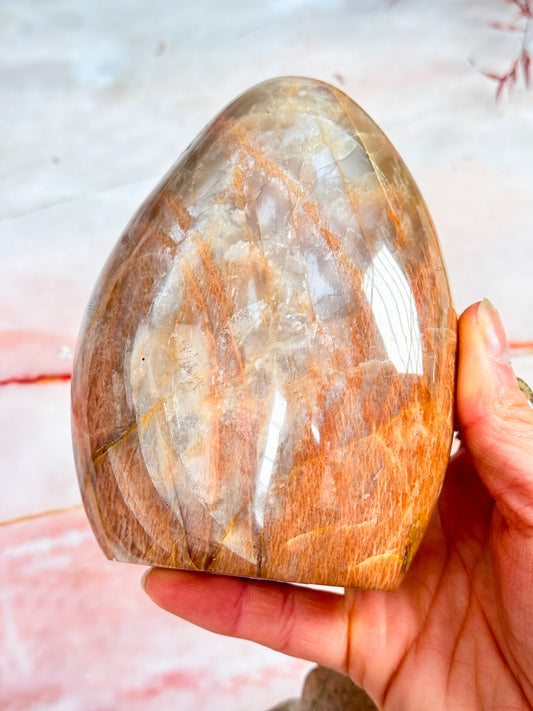 Peach Moonstone Freeform