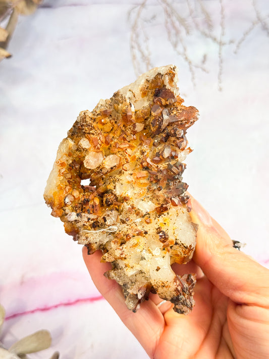Golden Healer Quartz Cluster