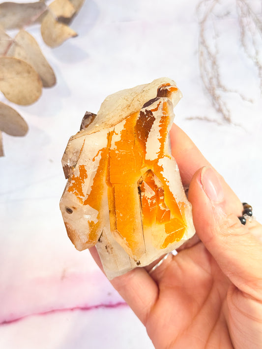 Golden Healer Quartz Cluster