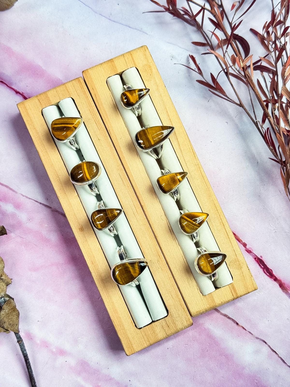 Tigers Eye Rings