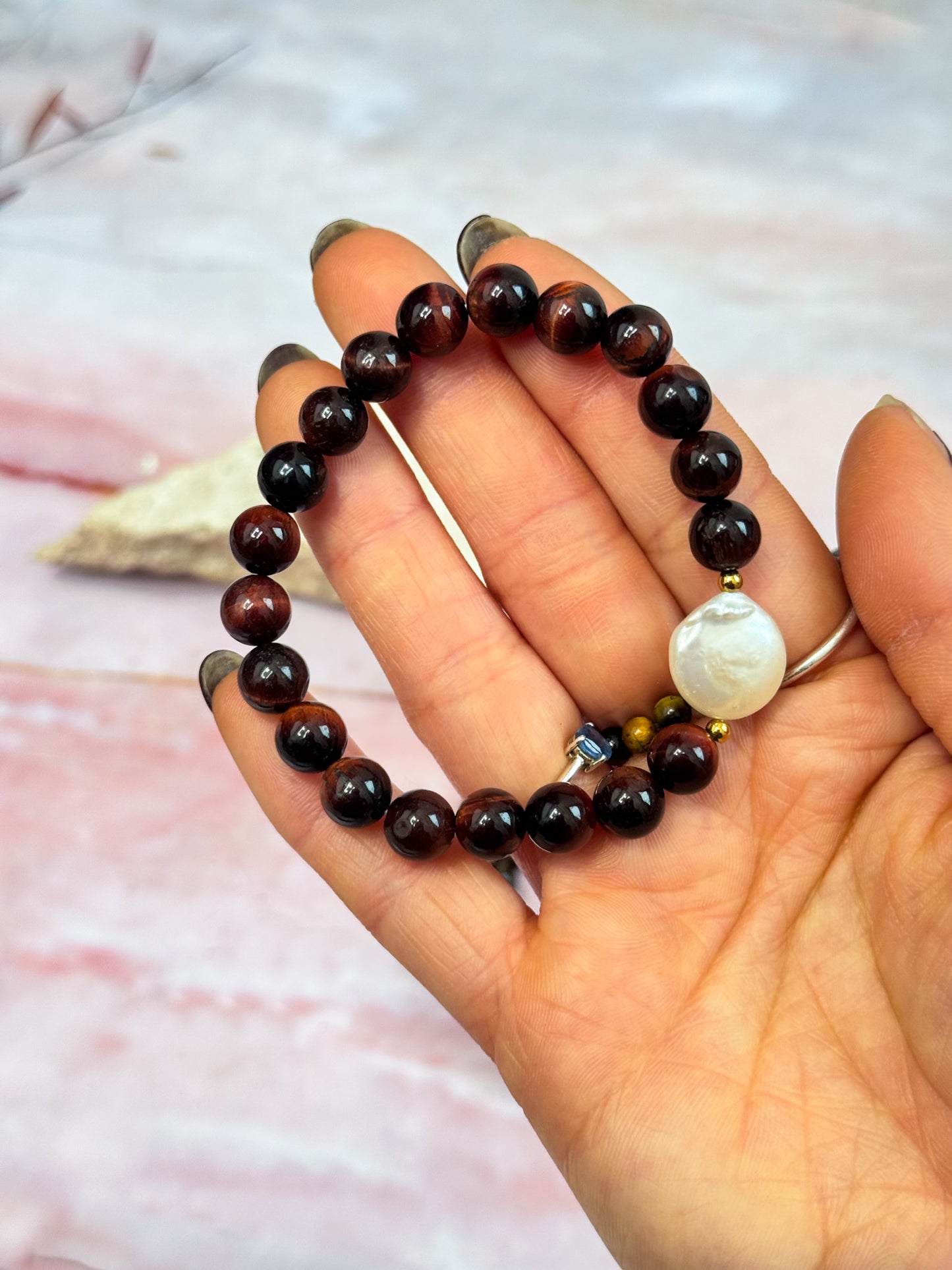 Crystal Bead with Pearl Bracelets