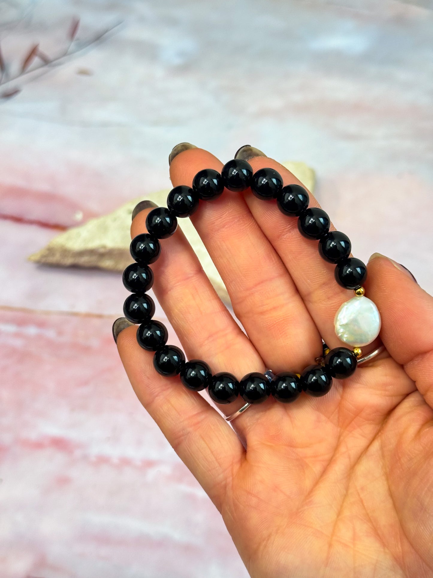 Crystal Bead with Pearl Bracelets