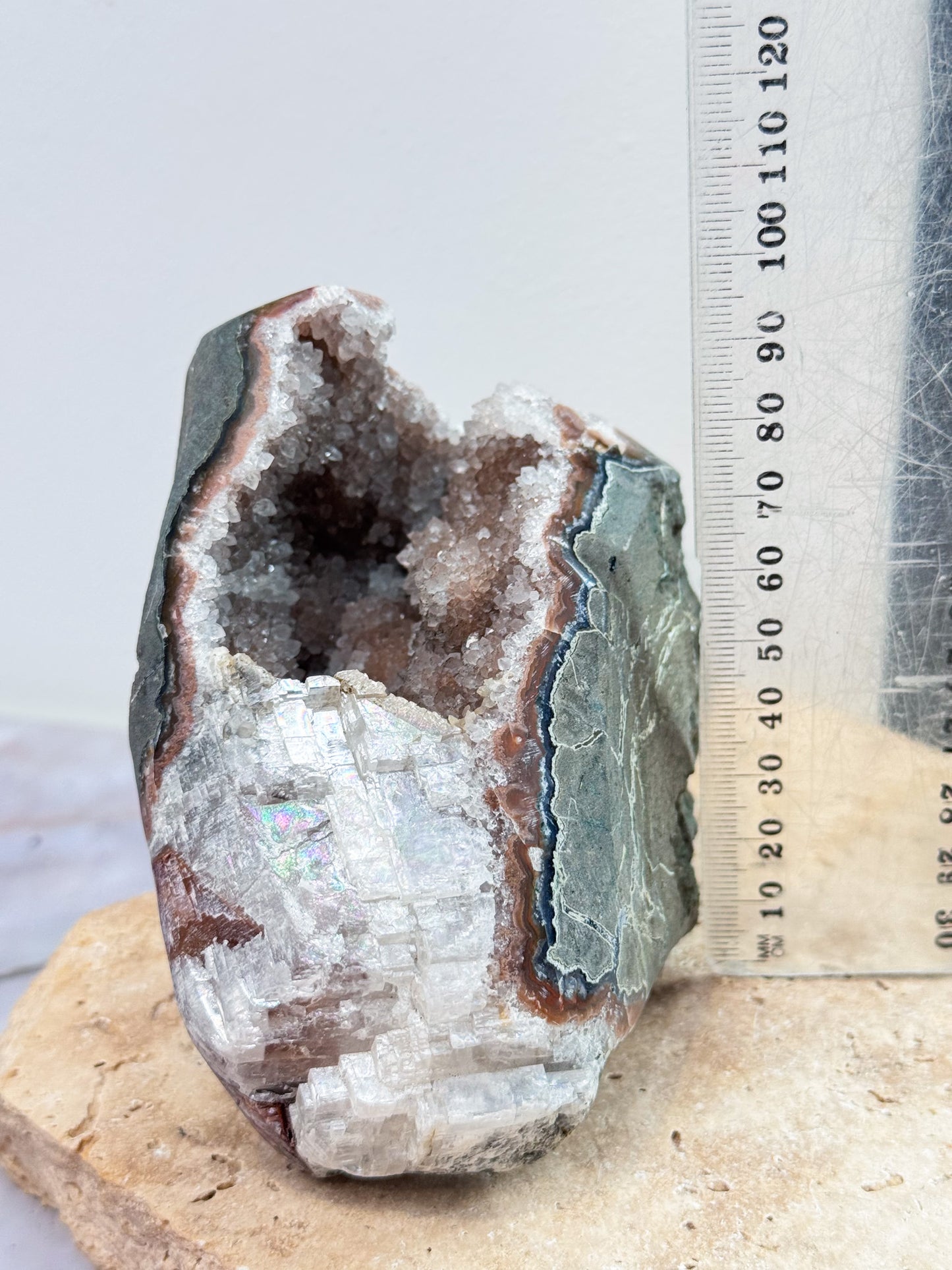 Red Amethyst Cluster