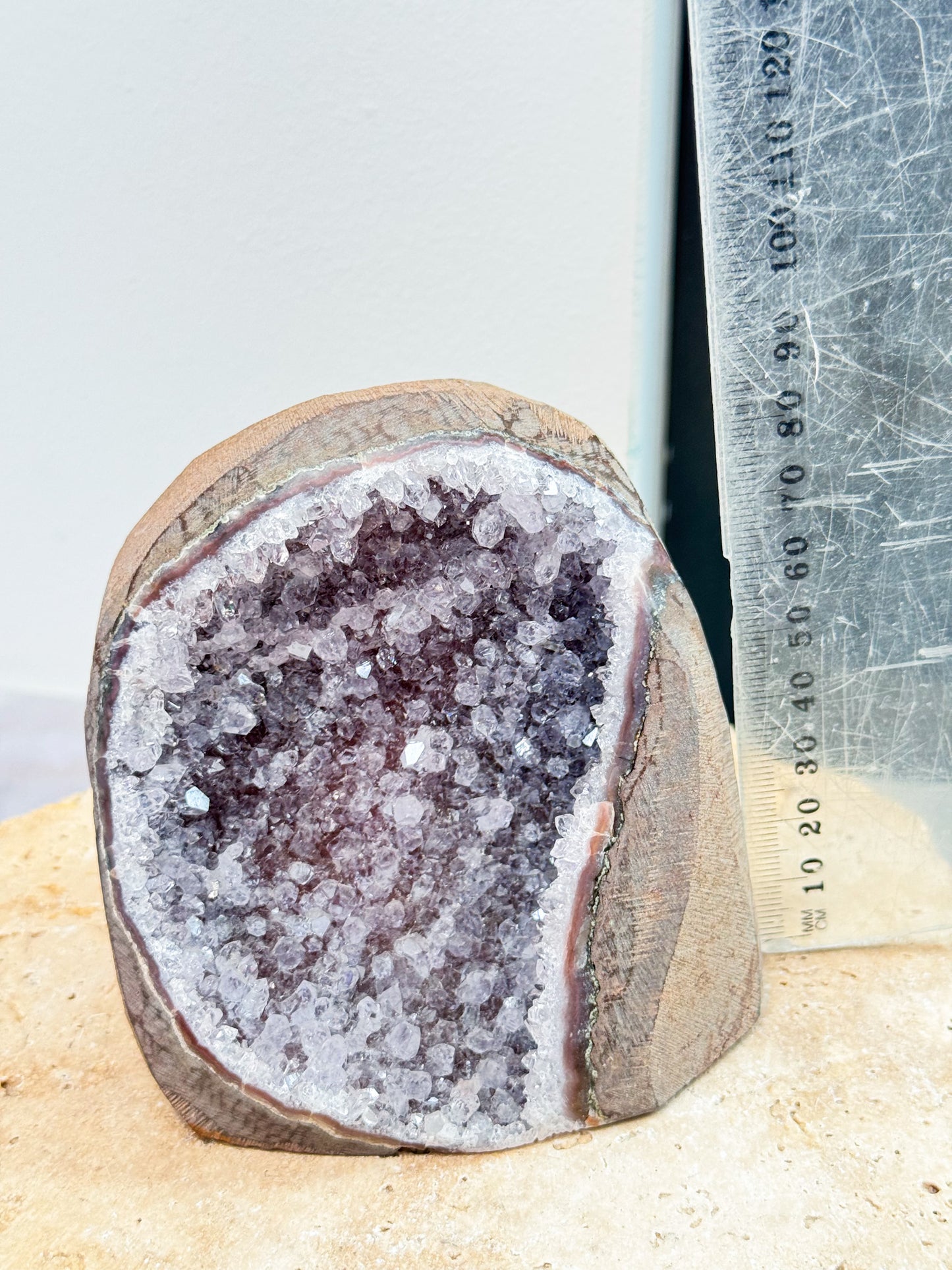 Red Amethyst Cluster