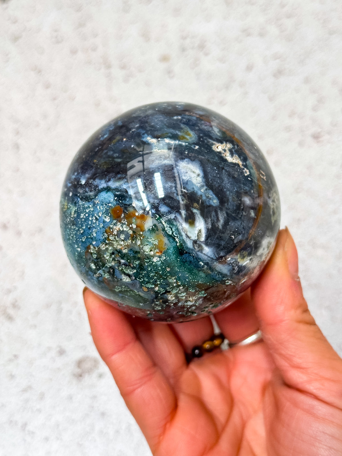 Ocean Jasper Sphere
