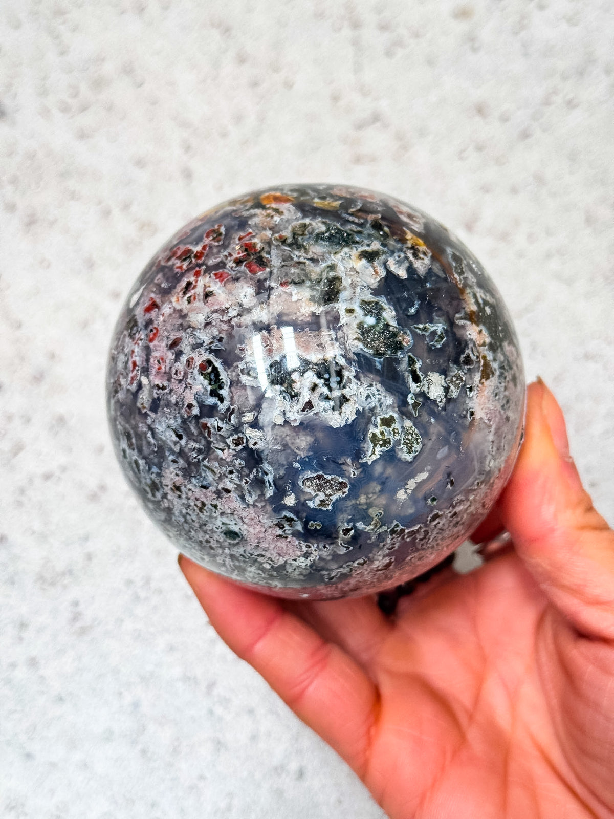 Ocean Jasper Sphere