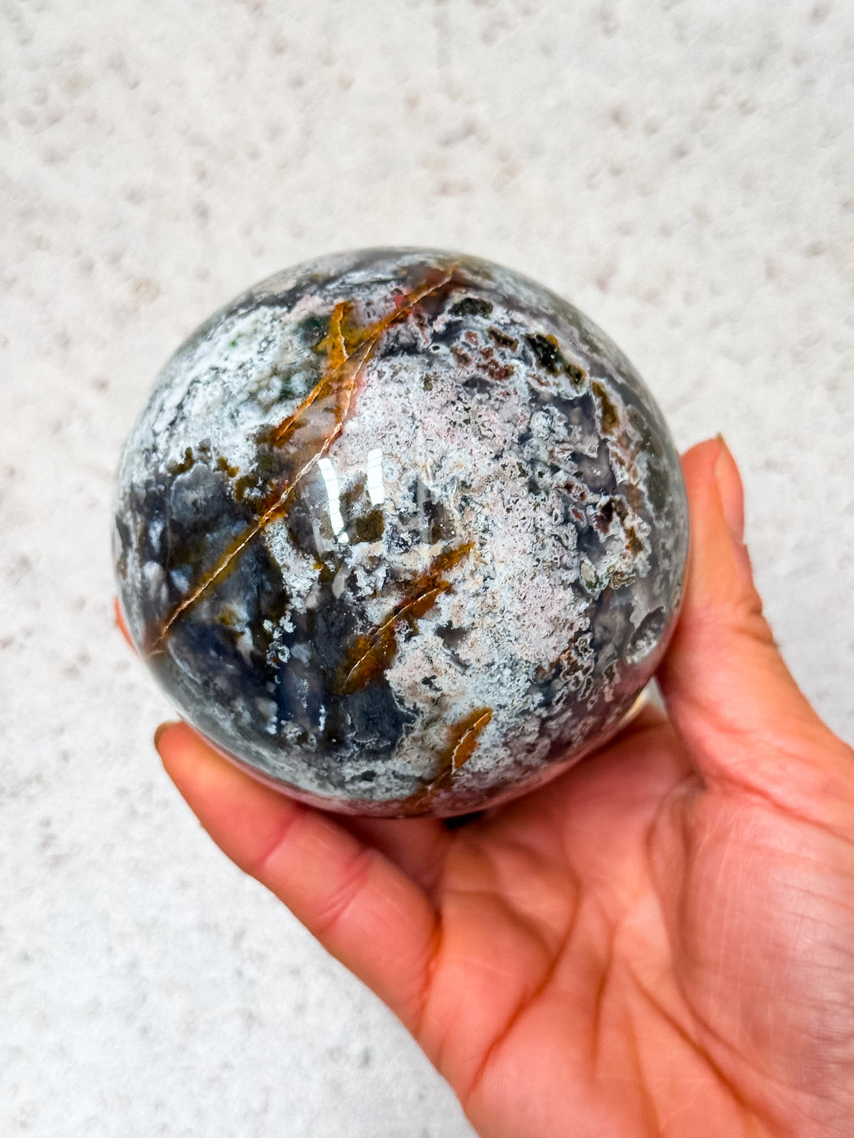 Ocean Jasper Sphere