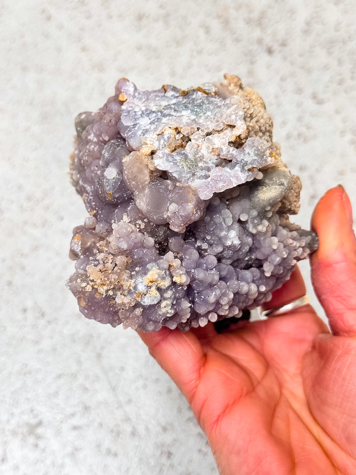 Grape Agate Cluster