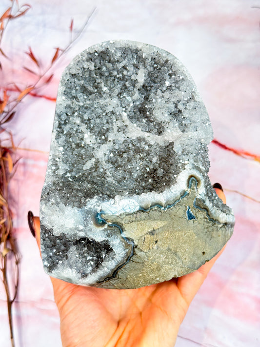 Black Amethyst Cluster