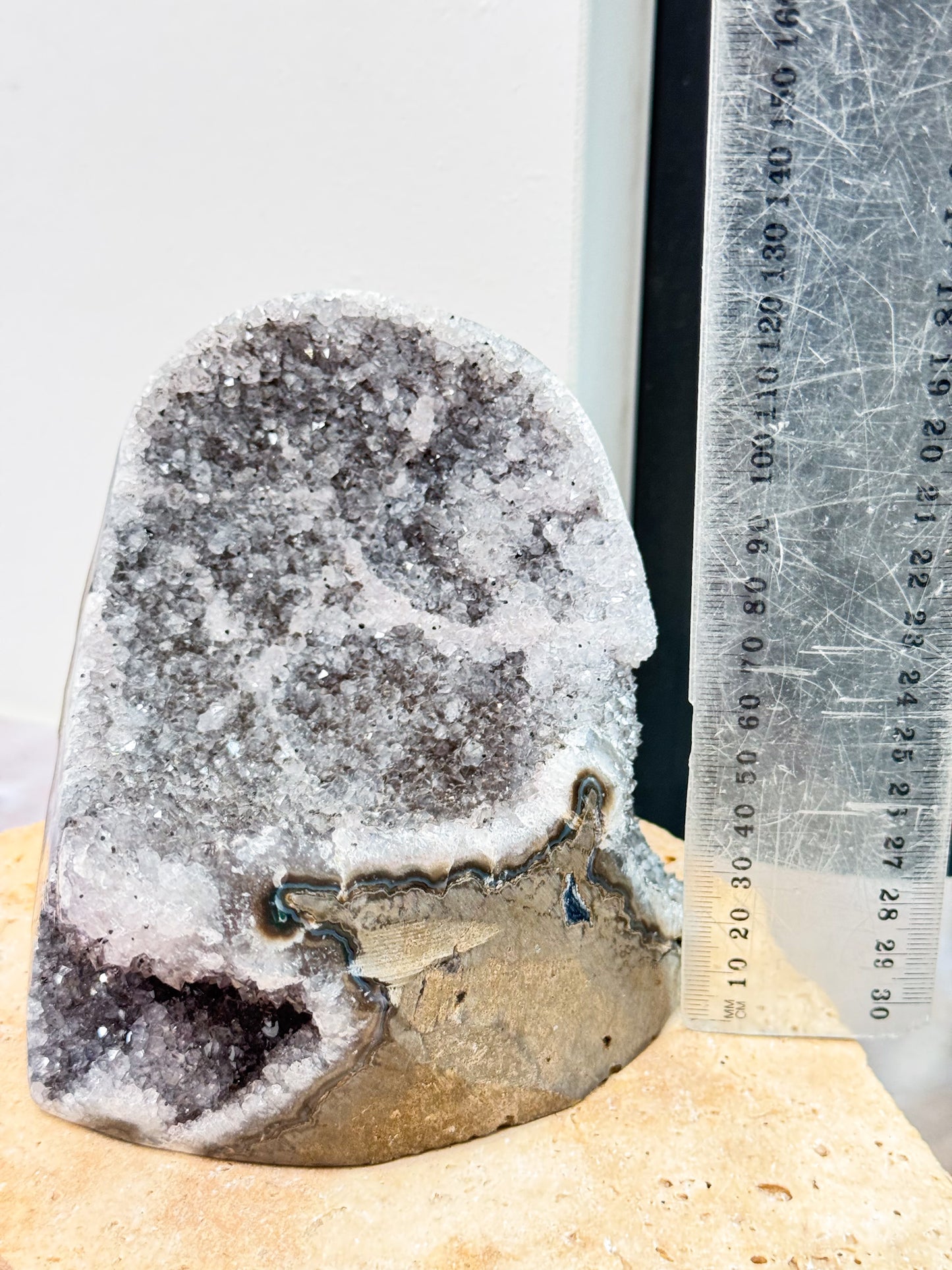 Black Amethyst Cluster