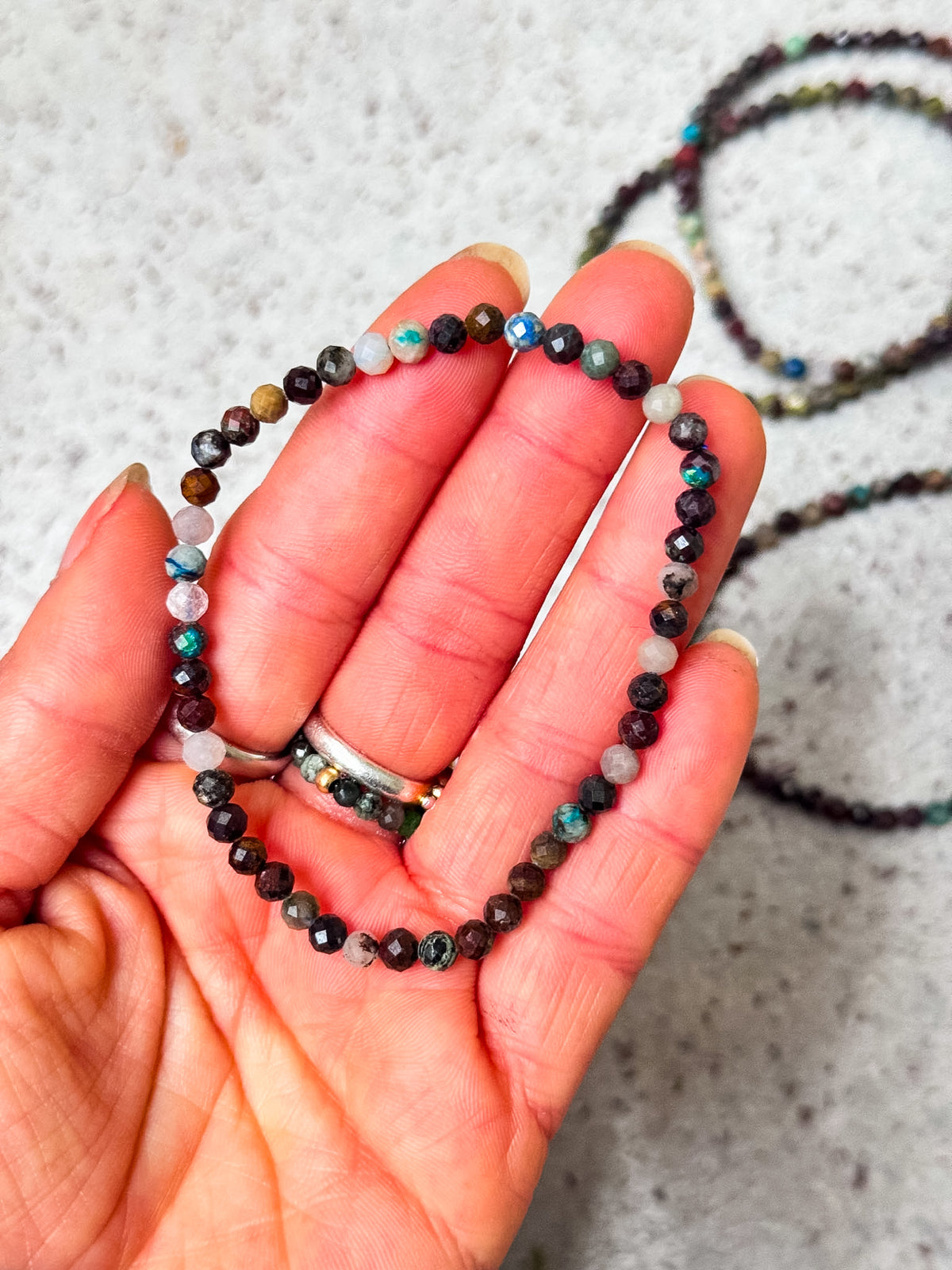 Dainty Faceted Bracelets