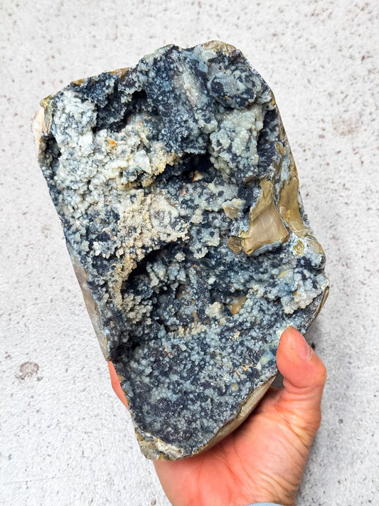 UV Reactive Volcanic Agate Cluster