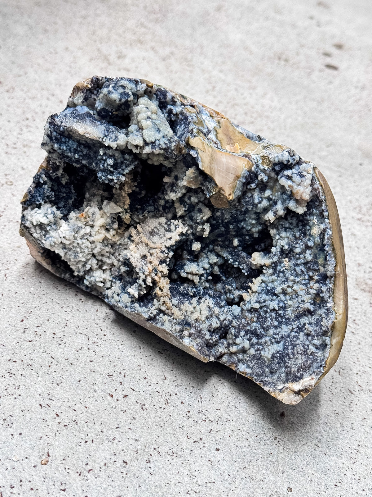 UV Reactive Volcanic Agate Cluster