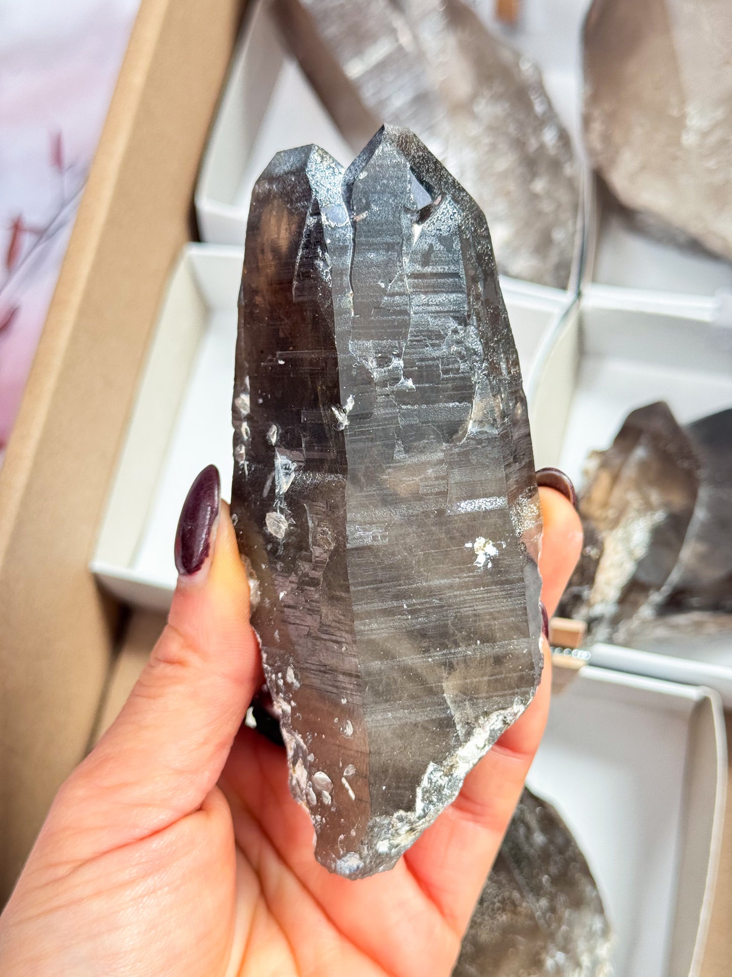 Malawi Smokey Quartz Clusters