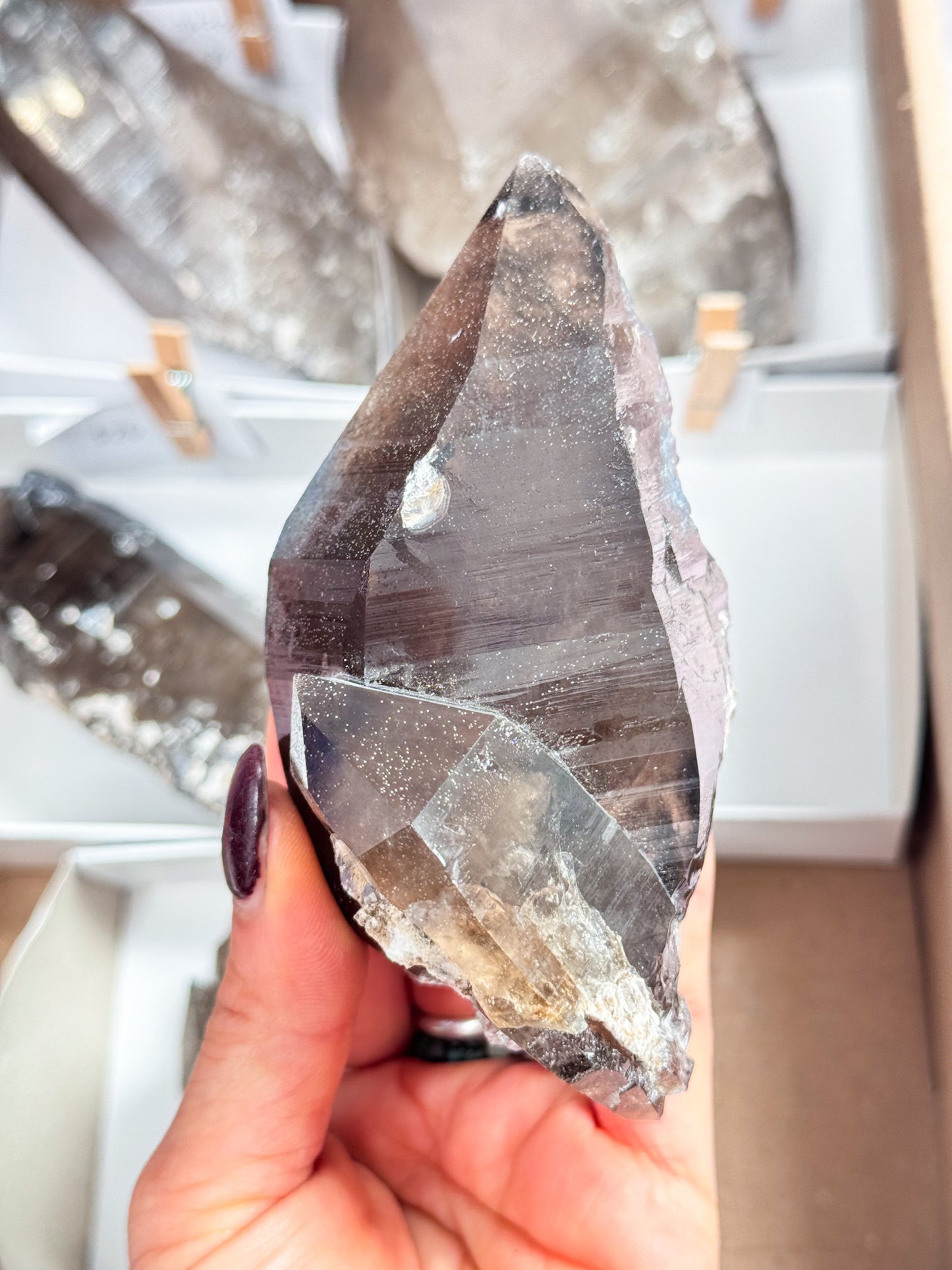 Malawi Smokey Quartz Clusters