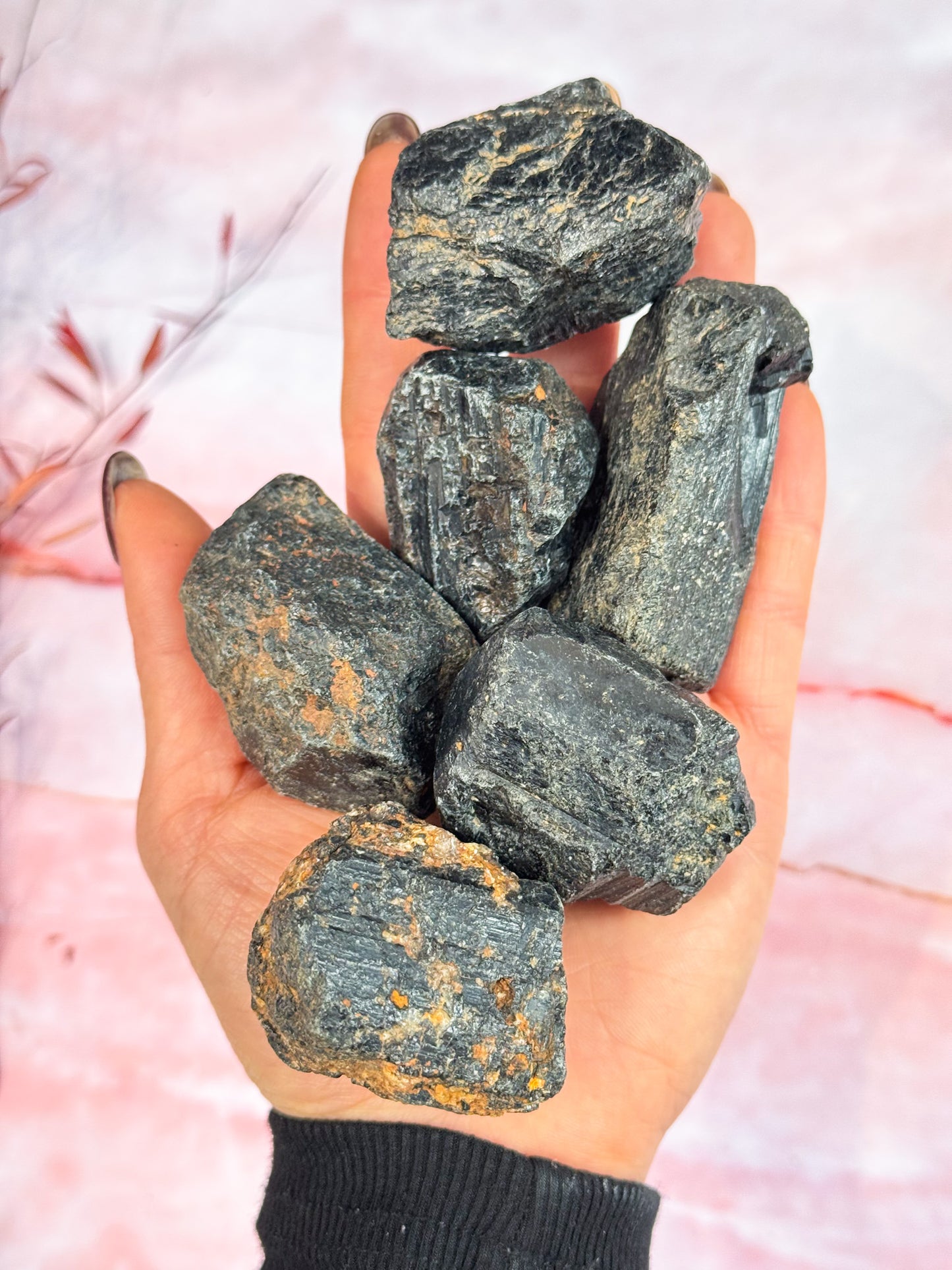 Black Tourmaline Roughs