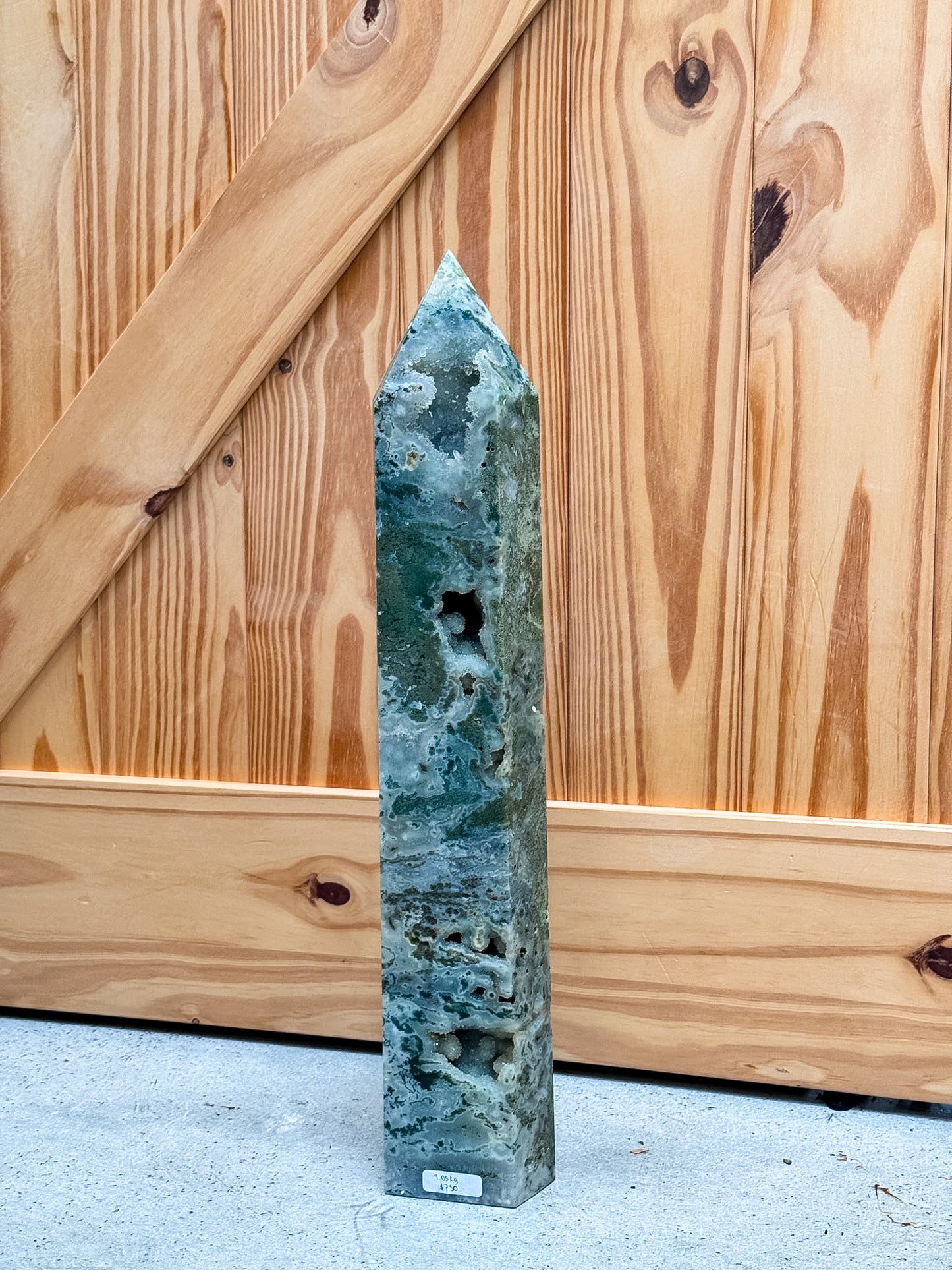 XL Moss Agate Tower