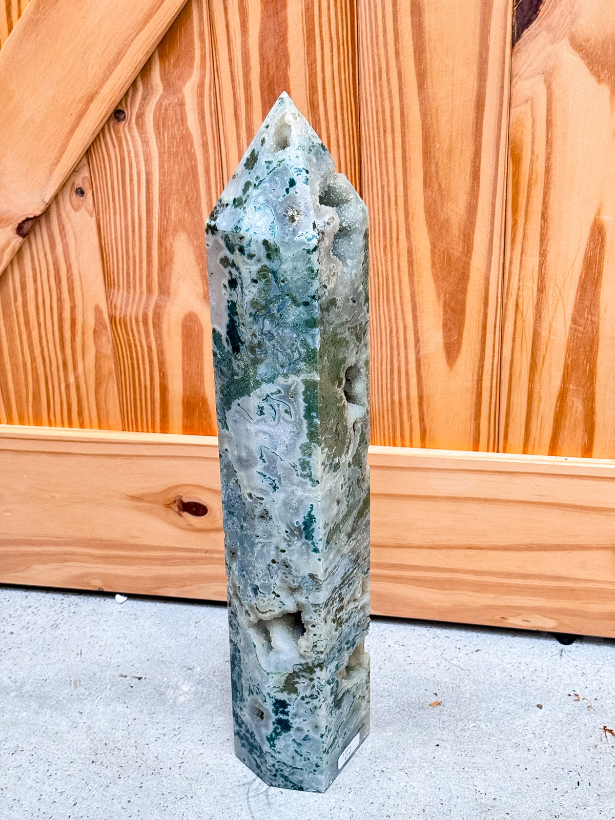 XL Moss Agate Tower