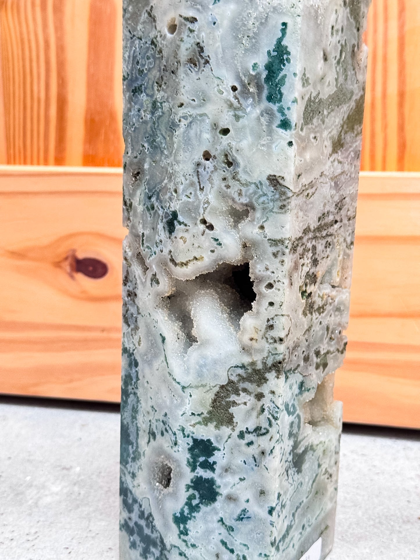 XL Moss Agate Tower