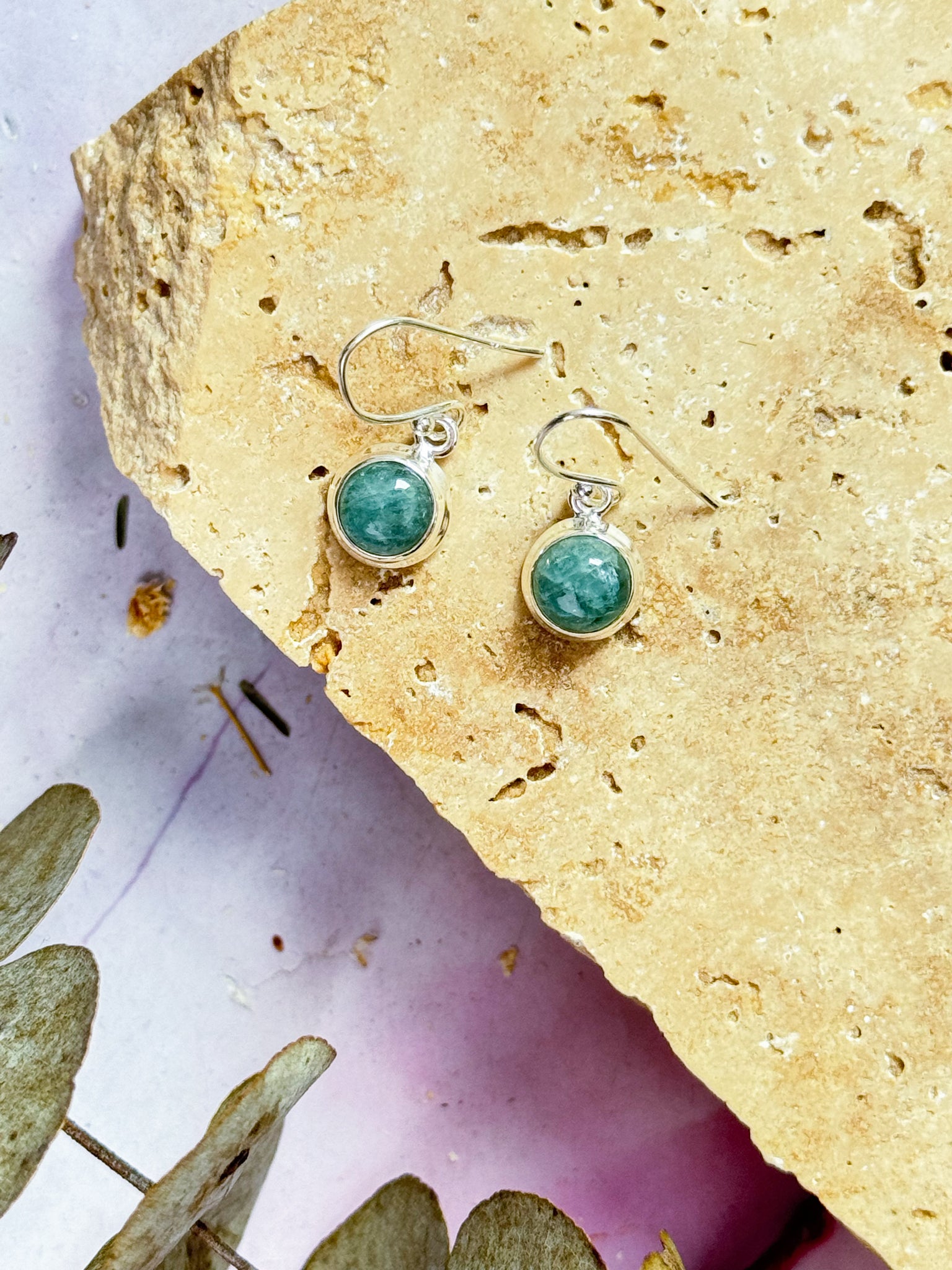 Aquamarine Hanging Earrings