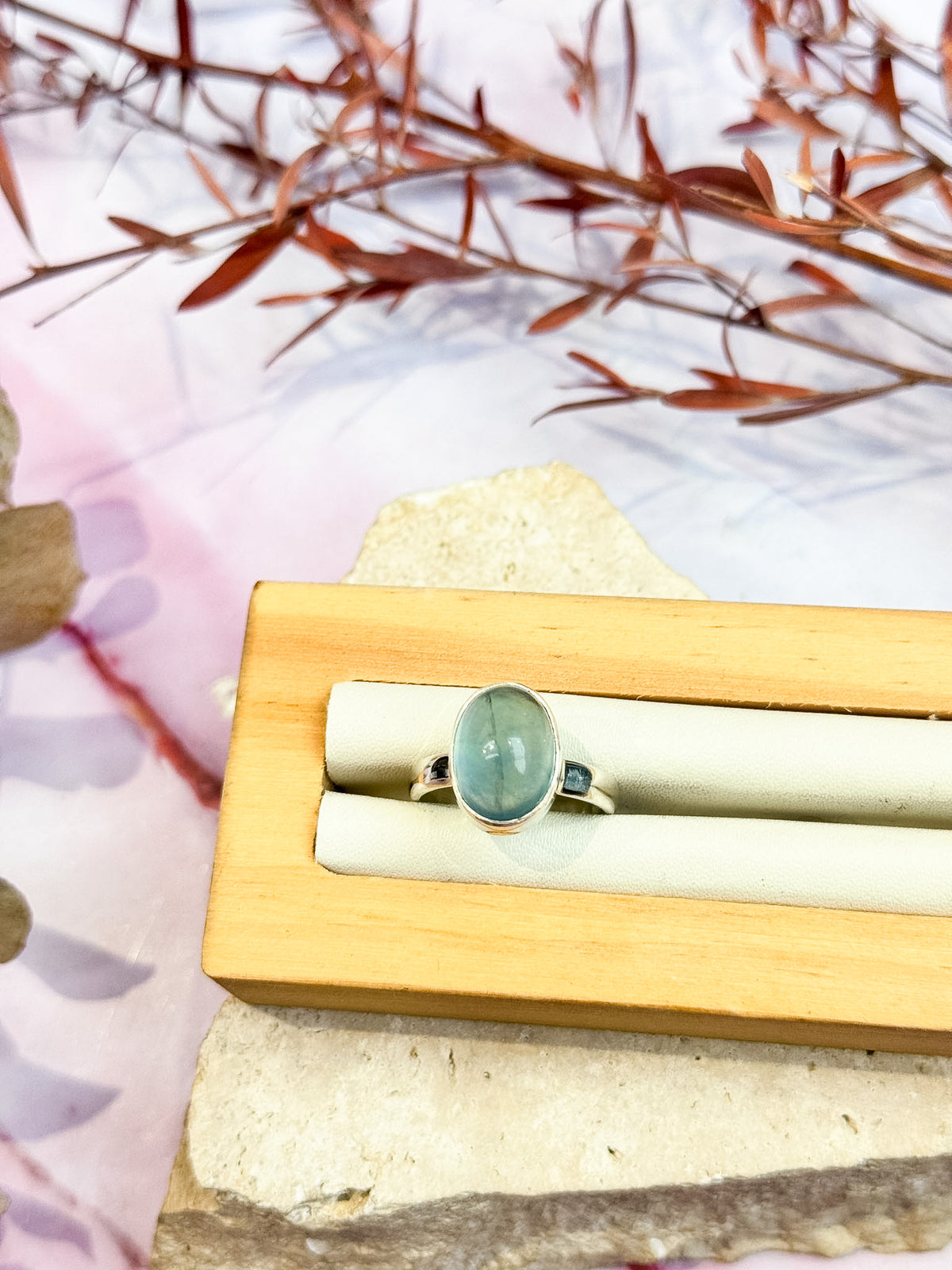Blue-Green Fluorite Rings