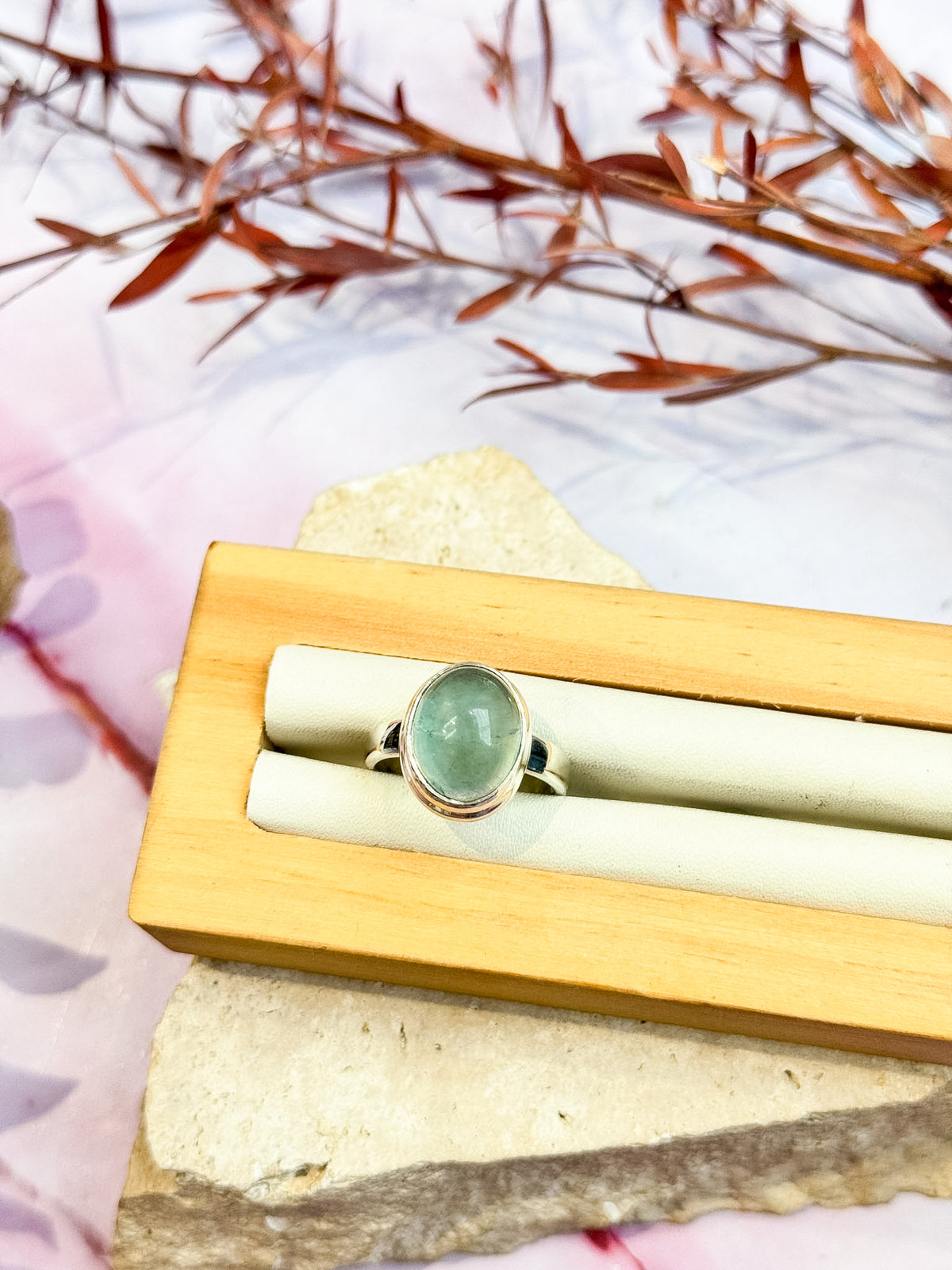 Blue-Green Fluorite Rings