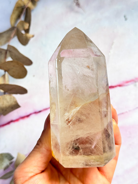 Pale Smokey Quartz Point