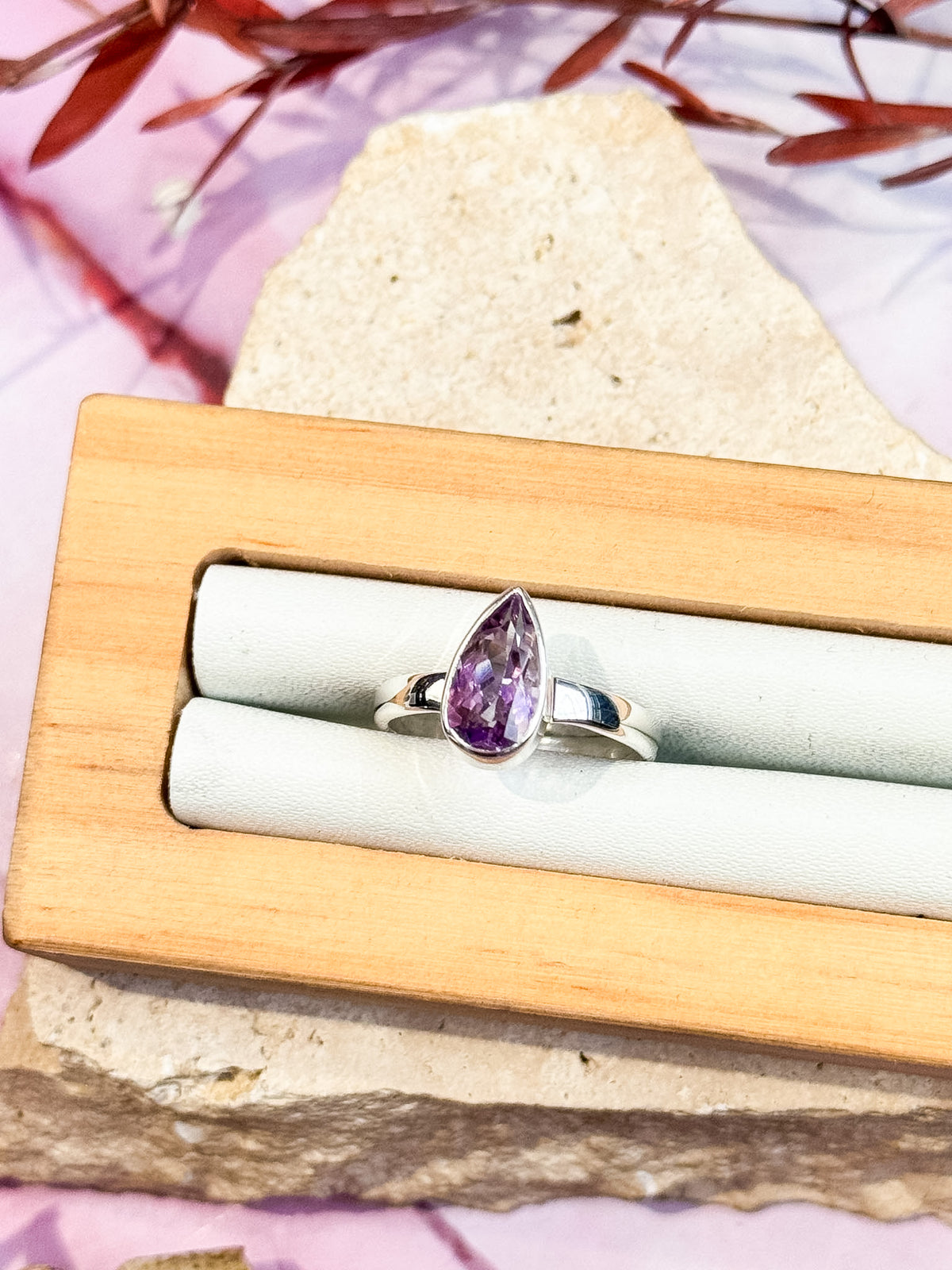 Faceted Amethyst Rings