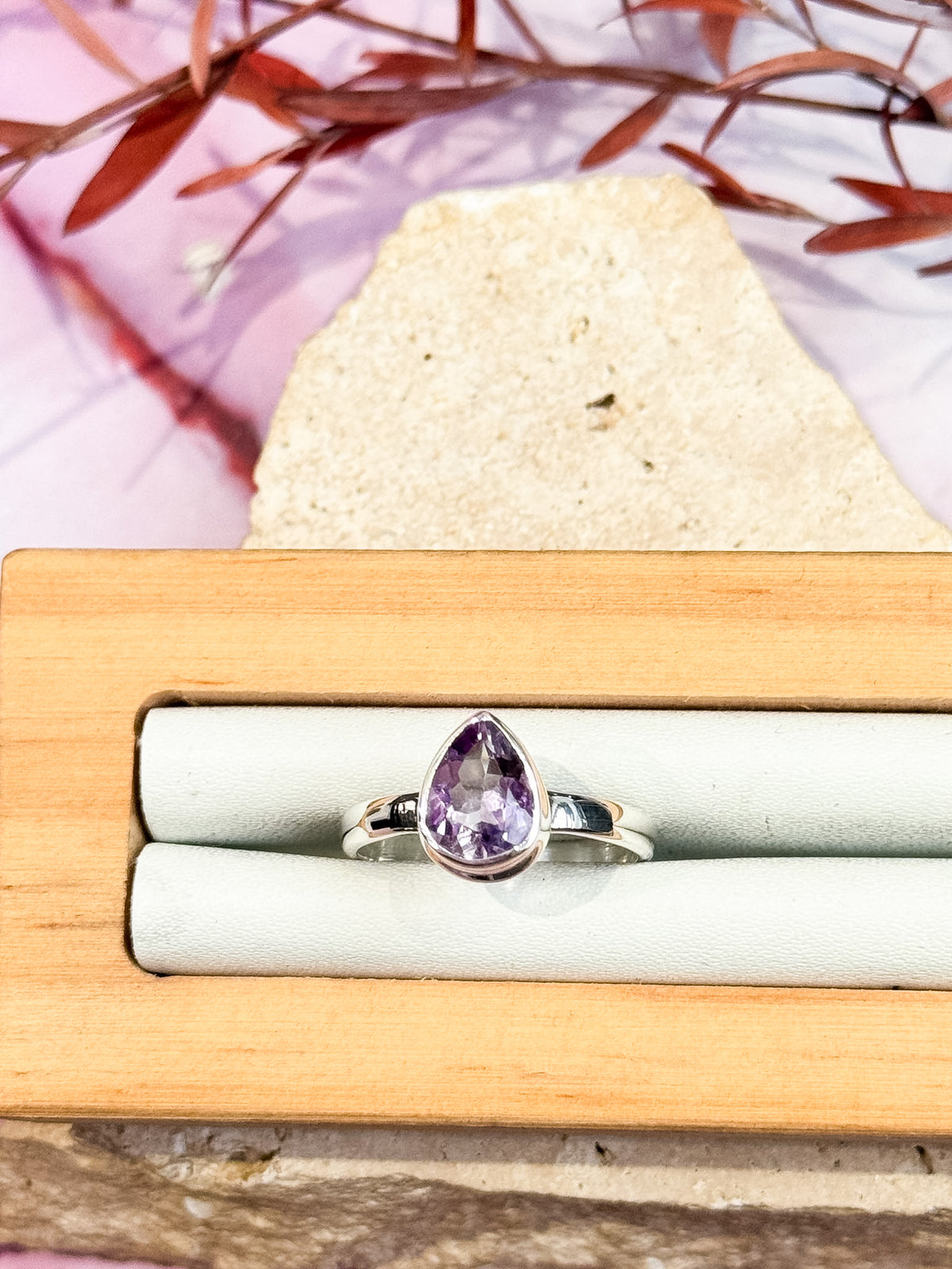 Faceted Amethyst Rings