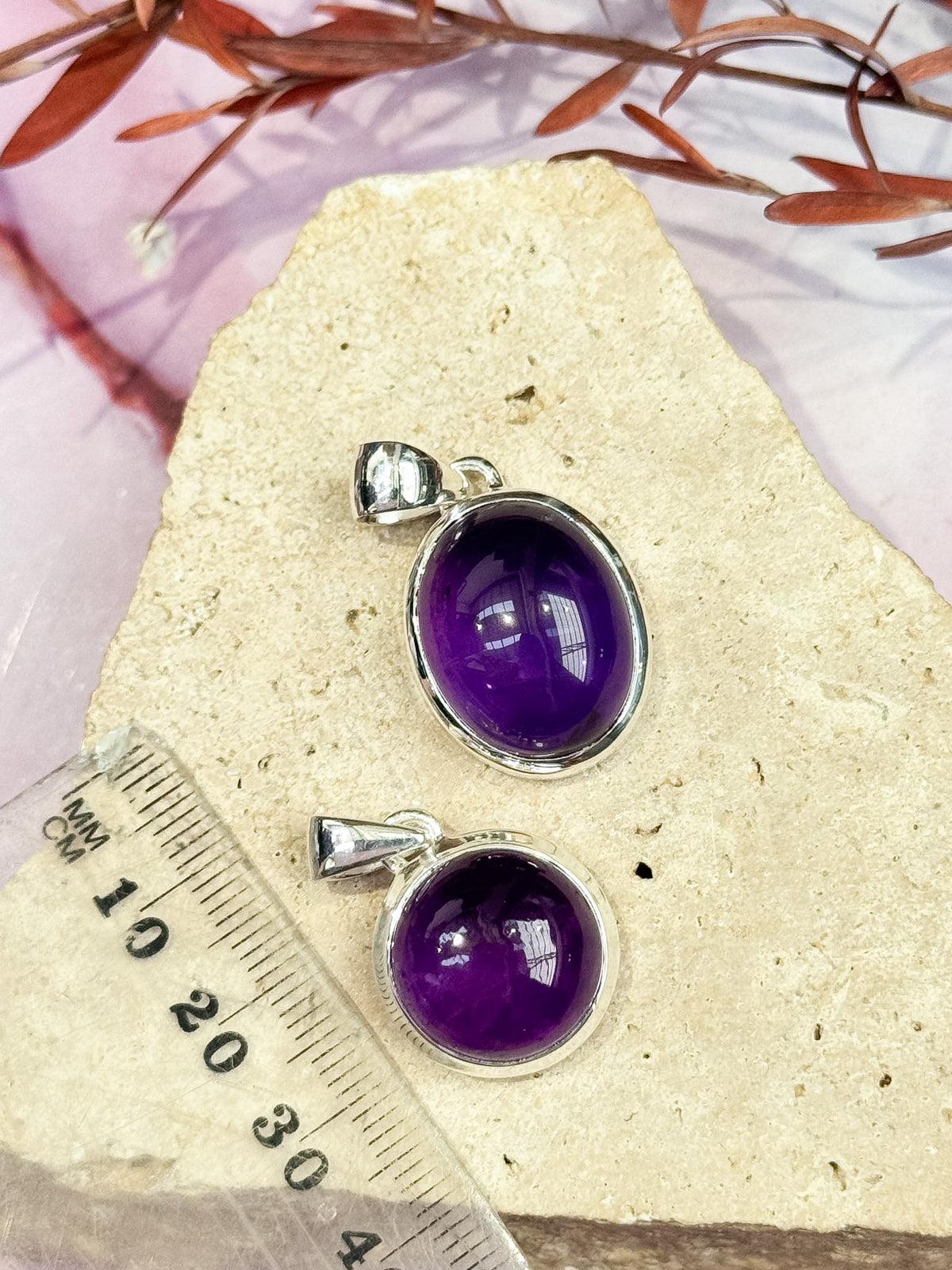 High Grade Amethyst Pendants