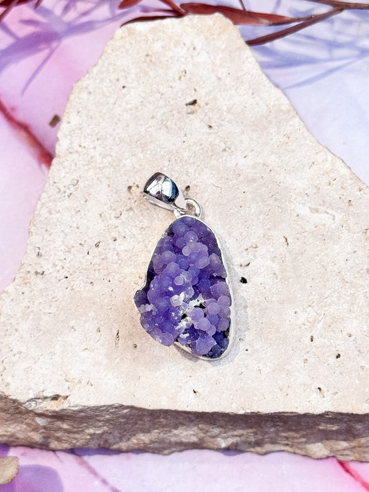 Grape Agate Pendants