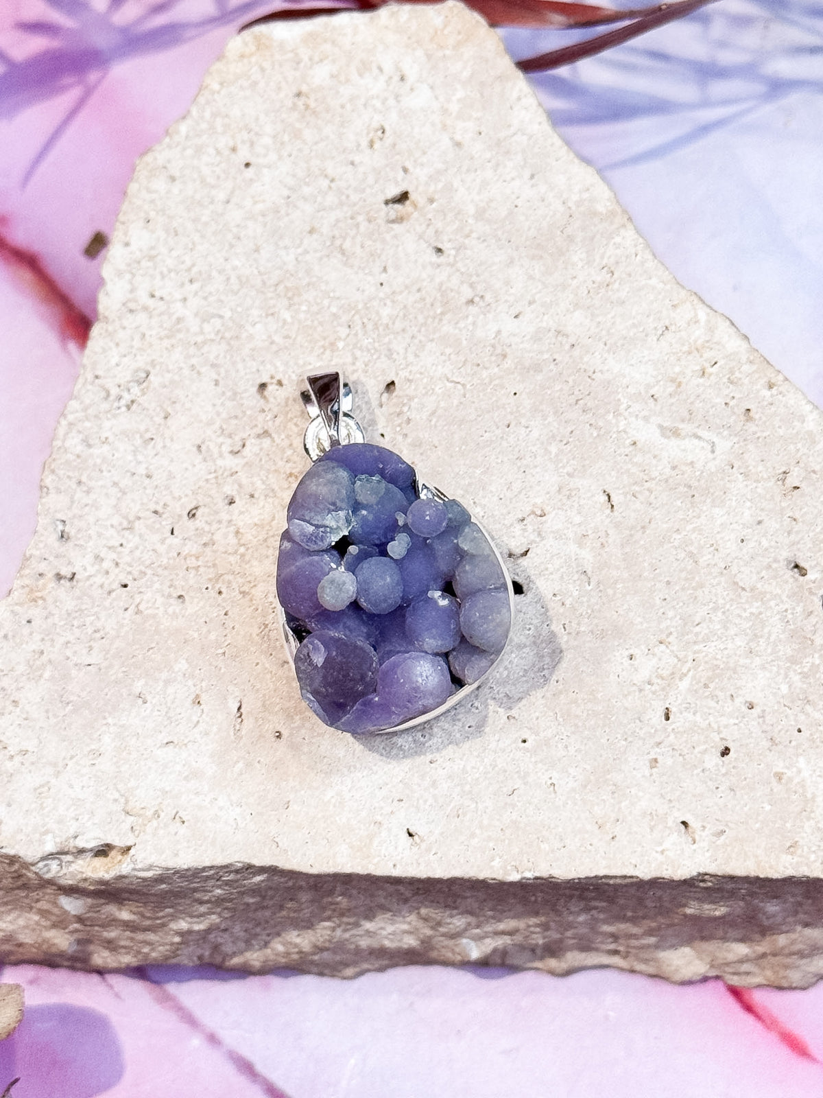 Grape Agate Pendants