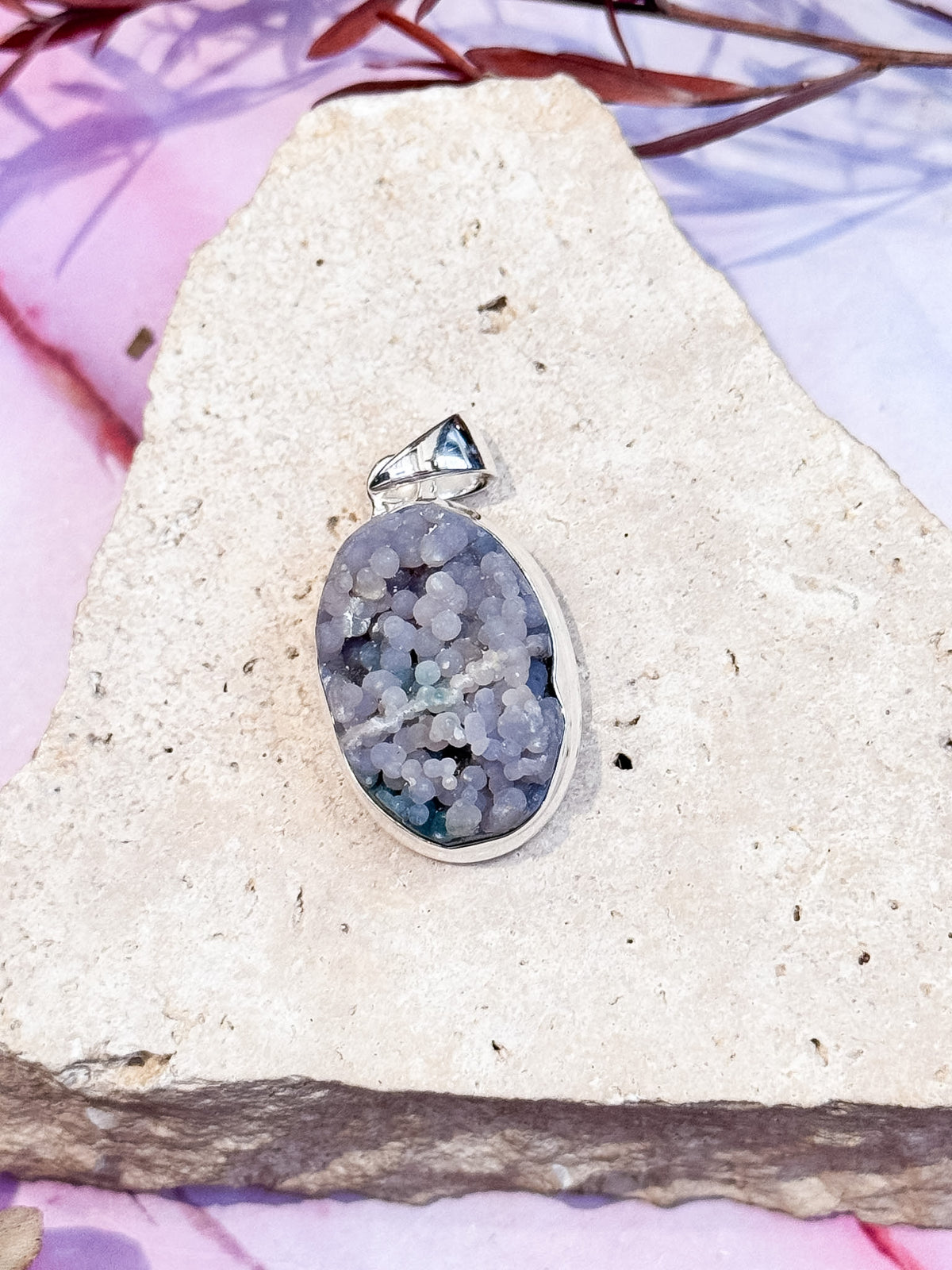 Grape Agate Pendants