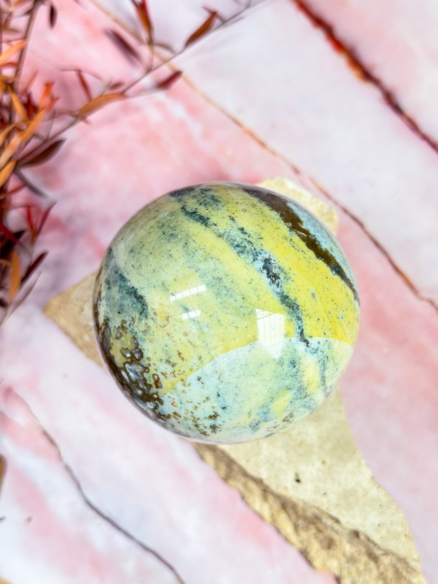 Ocean Jasper Sphere